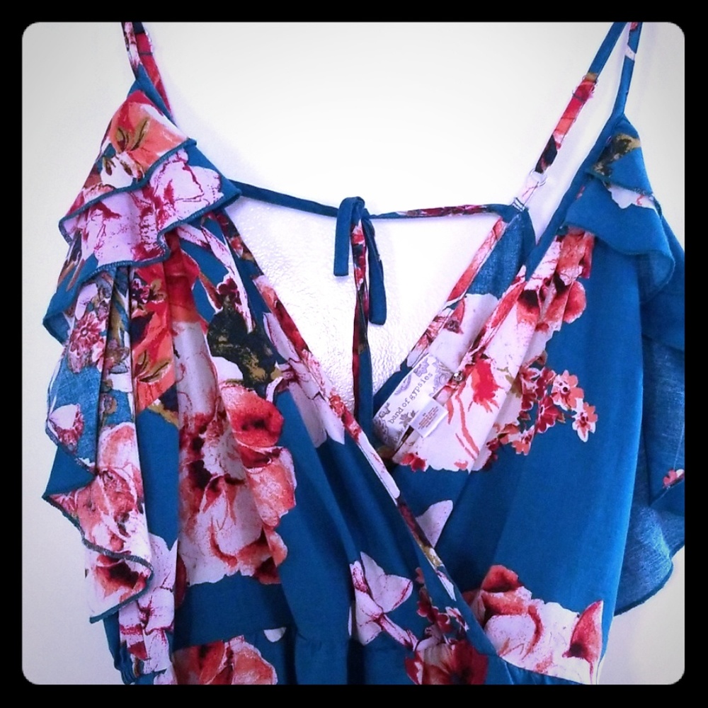 Floral strappy dress
